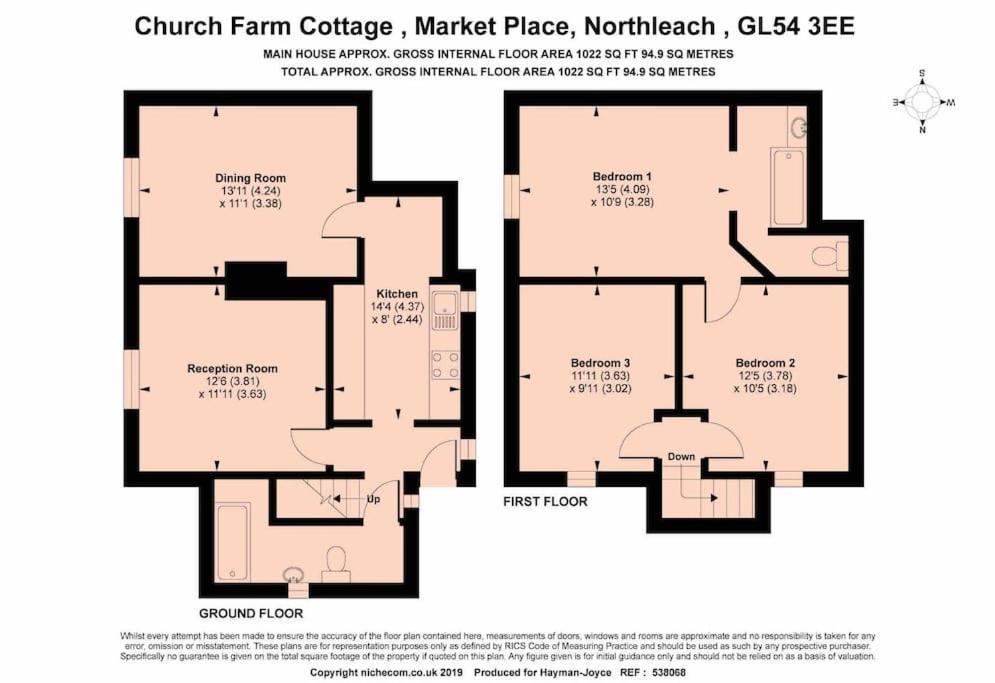 Church Farm Cottage Cheltenham Eksteriør bilde